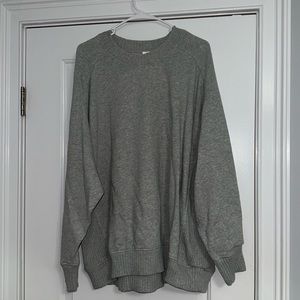 Light gray aerie crew neck